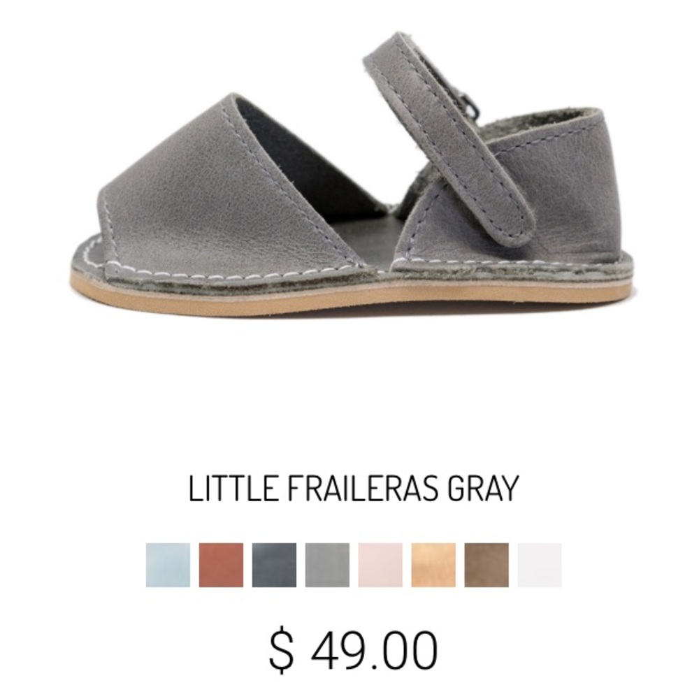 PONS Little Fraileras Gray Avarca size 3